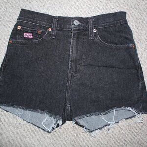 LEVI's High Rise Denim Shorts (Size 27)